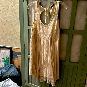 Abercrombie & Fitch fancy sleeveless dress or jean topper